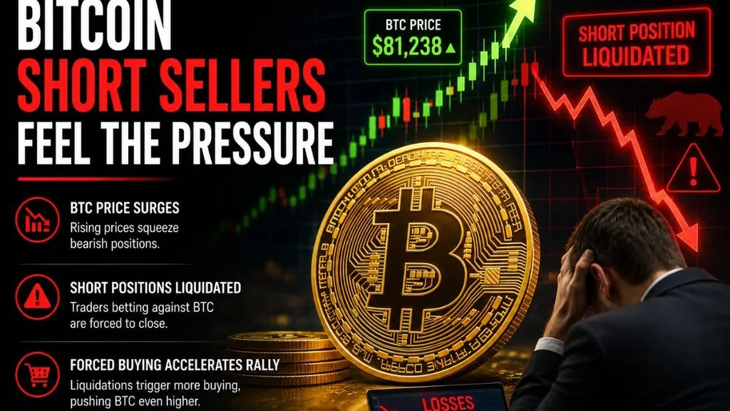 Bitcoin short sellers facing liquidation pressure