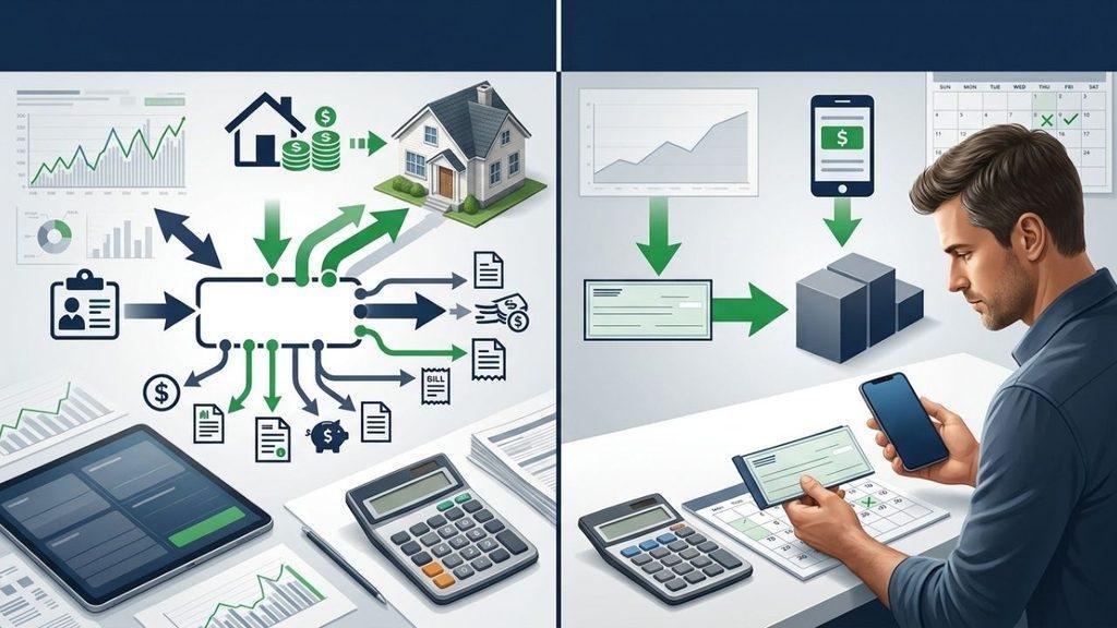 Comparison of HELOC strategy and extra mortgage payments