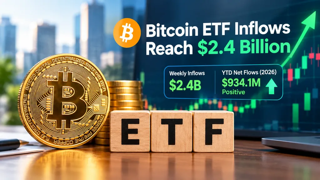 Bitcoin ETF Inflows Reach $2.4 Billion