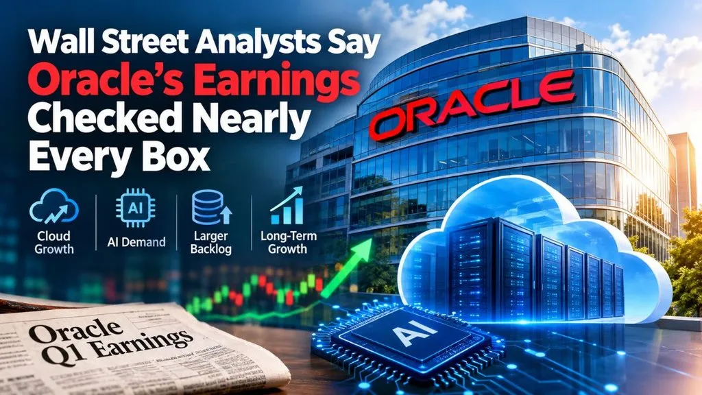 Oracle earnings report and Wall Street analysts