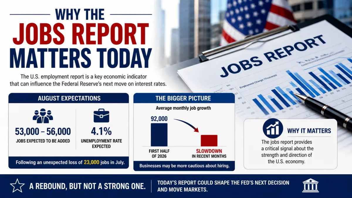 U.S. jobs report and Federal Reserve rates